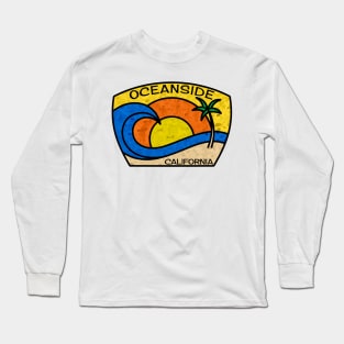 Oceanside California Surfer Long Sleeve T-Shirt